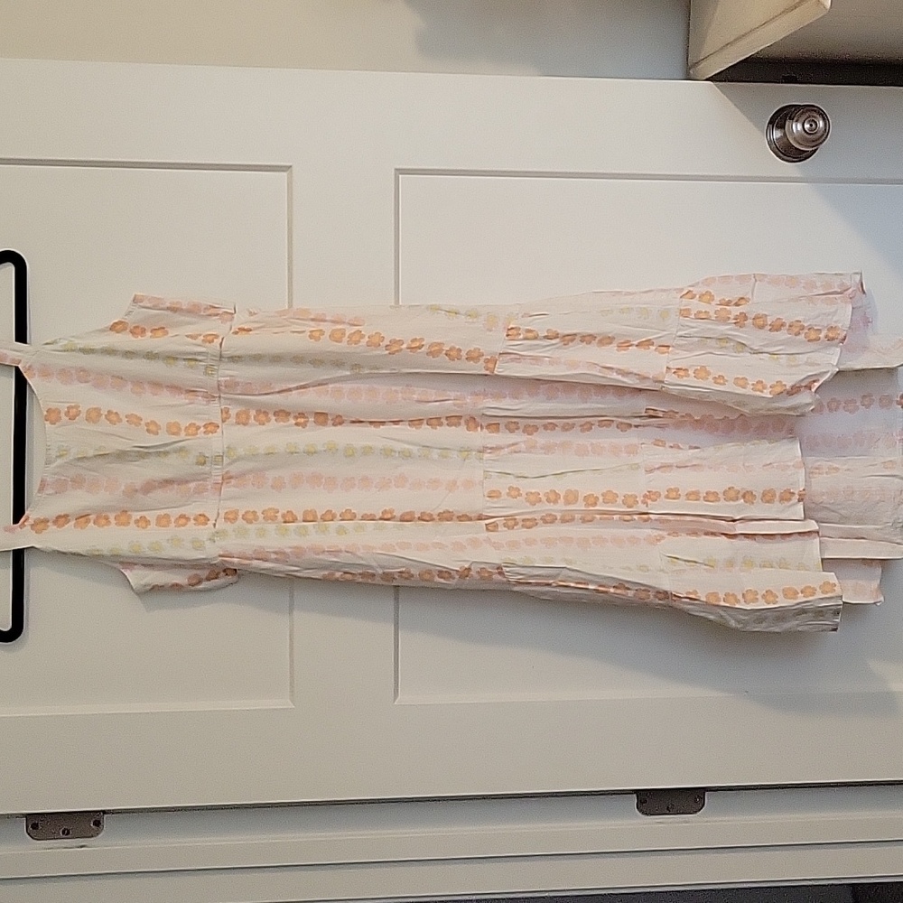 SO Pink and Orange Striped Kids Dress